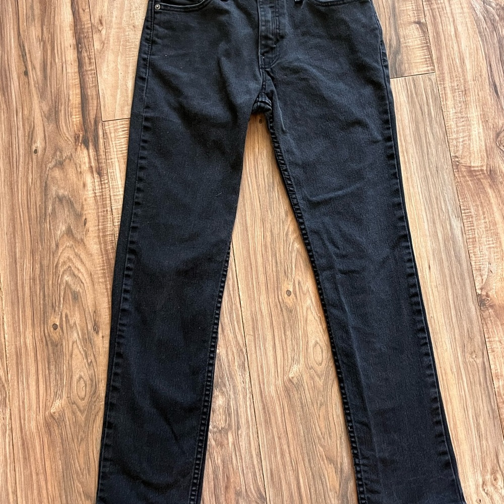 Levi's Men's Slim Straight Jeans in Black